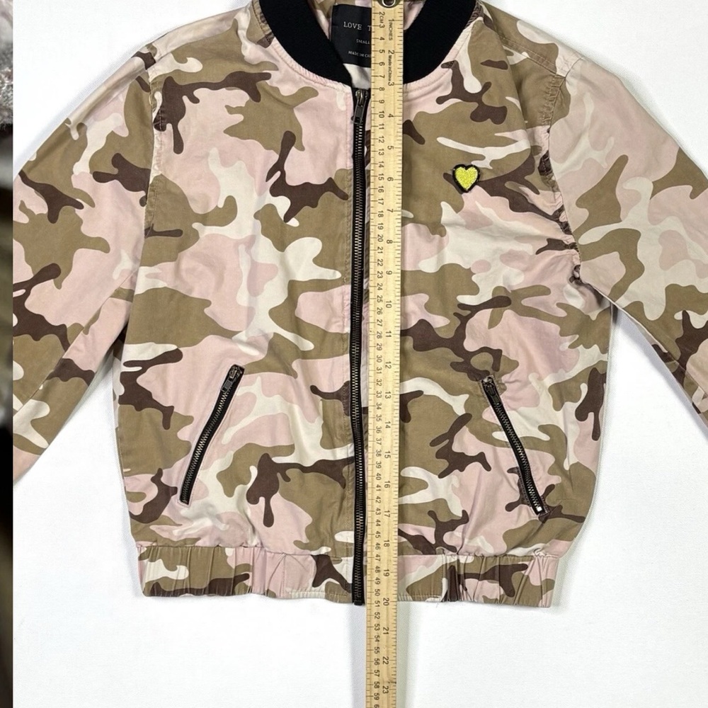 Love Tree Camo Bomber Jacket - Picture 6 of 11